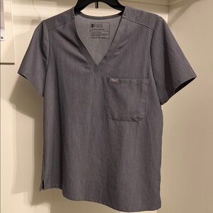 FIGS Catarina scrub top Graphite